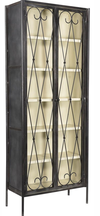 Iron & Glass Display Cabinet