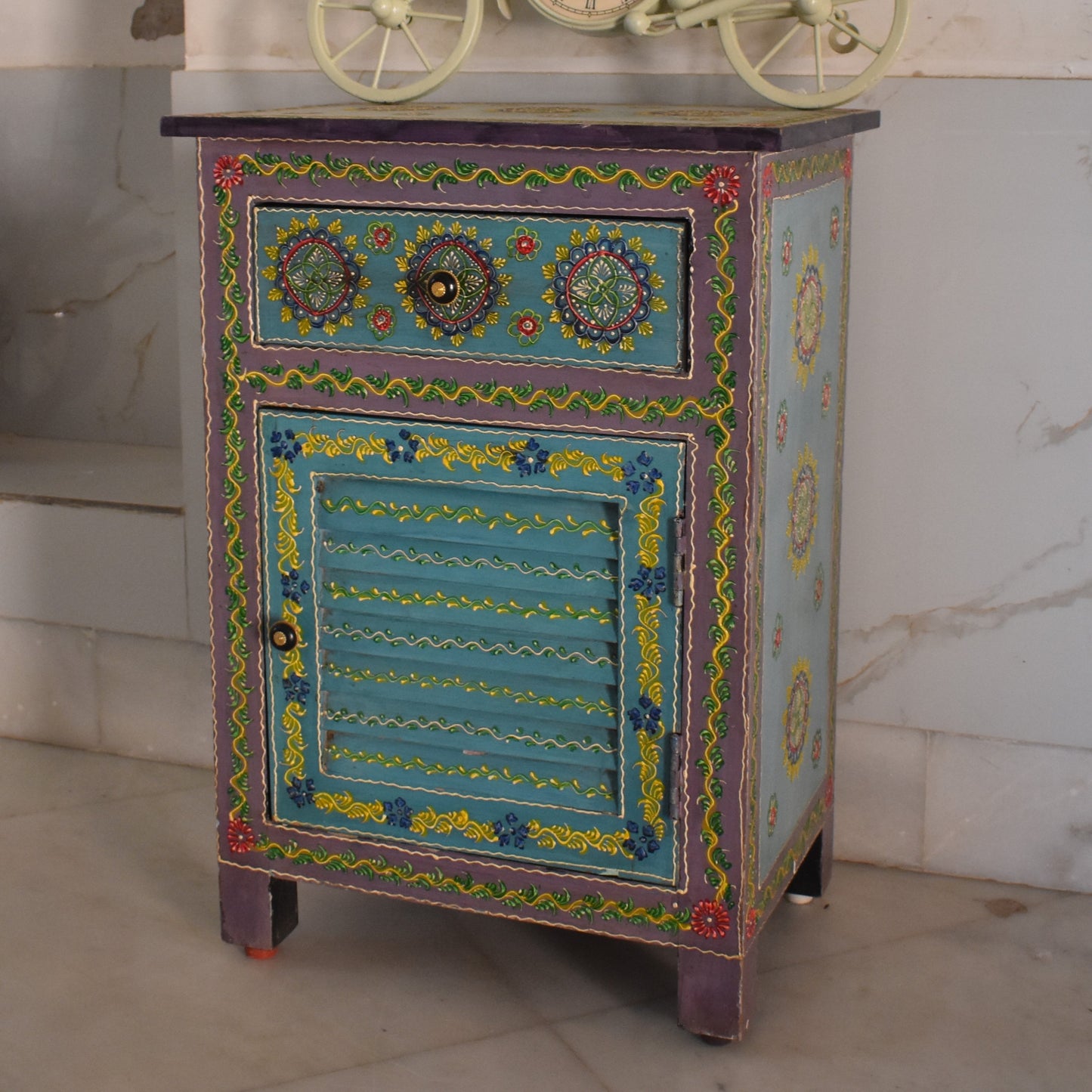 Handcrafted Indian Bohemian Cabinet