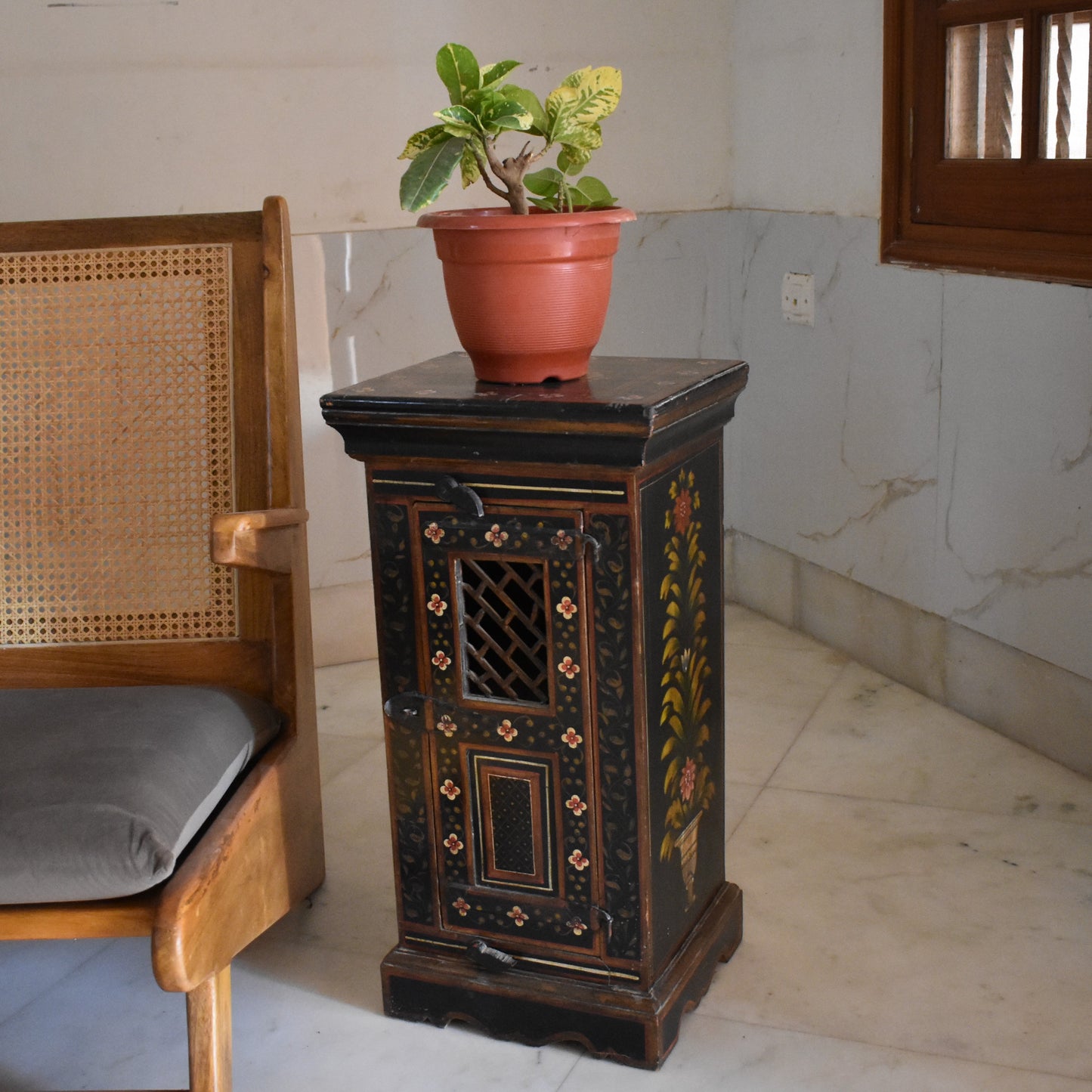 Handcrafted Antique Wooden Cabinet – Unique Heritage Collection