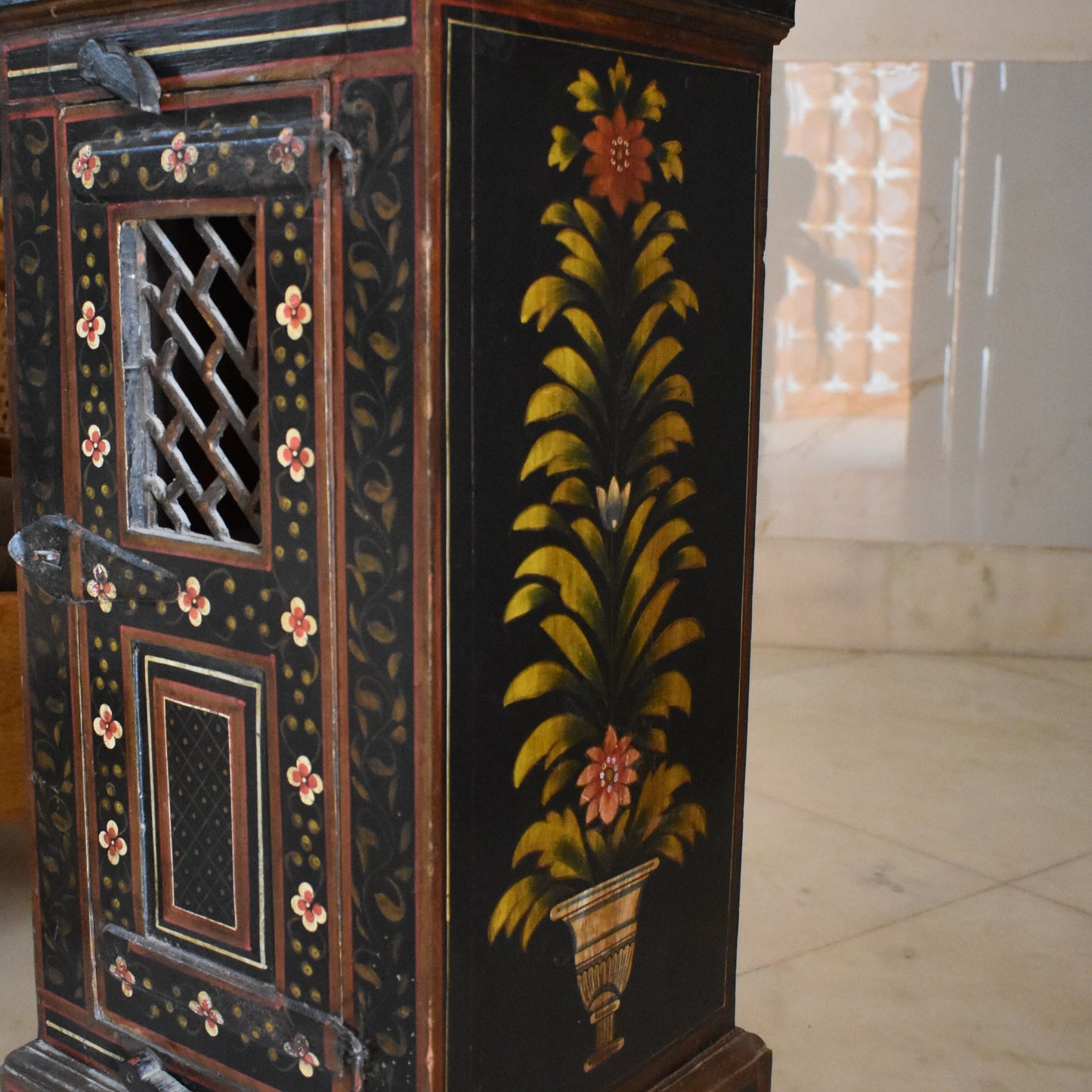 Handcrafted Antique Wooden Cabinet – Unique Heritage Collection