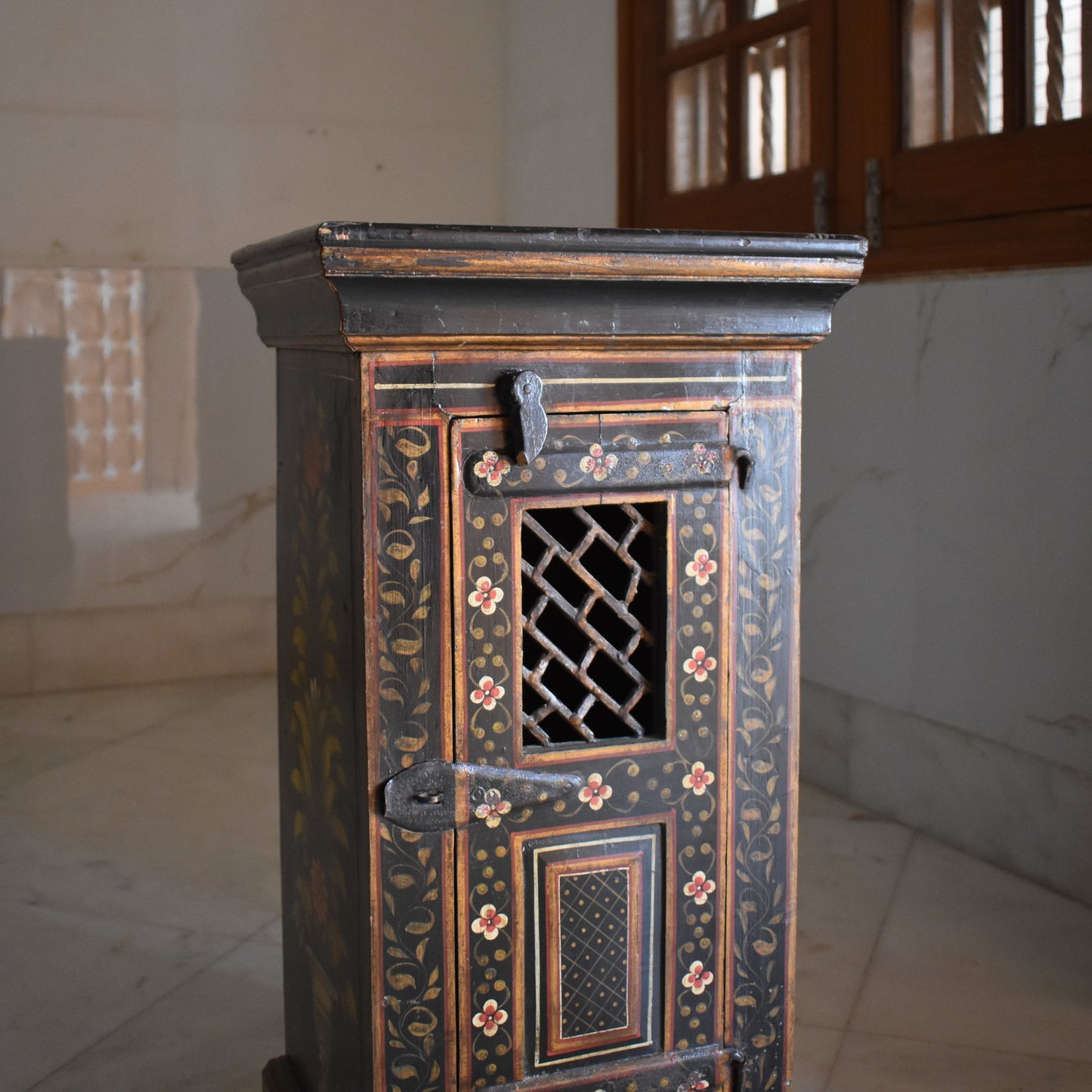 Handcrafted Antique Wooden Cabinet – Unique Heritage Collection